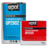 U-POL 2802 HS Super Clearcoat 5 liter Kit w/ Standard Hardener