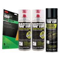 Raptor 2K White Spray-On Truck Bedliner Flexible Plastic Aerosol Kit (26.4 oz)
