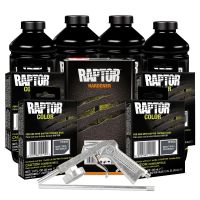 U-POL VOC Basalt Gray 4L Raptor Truck Bed Liner Kit with Gun