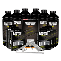 U-POL Basalt Gray 6 Liter VOC Raptor Truck Bed Liner Kit with Gun