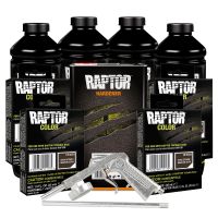 U-POL Sepia Brown 4L Raptor Truck Bed Liner Kit with Gun