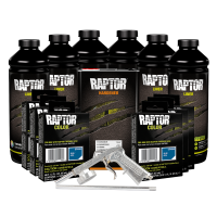 U-POL Blue 6 Liter VOC Raptor Truck Bed Liner Kit with Gun