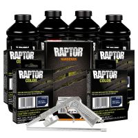 U-POL Navy Blue 4L Raptor Truck Bed Liner Kit with Gun