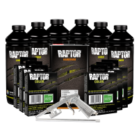 U-POL Light Green 6 Liter VOC Raptor Truck Bed Liner Kit with Gun