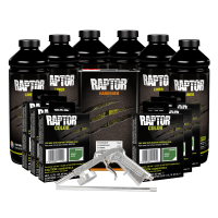 U-POL Green 6 Liter VOC Raptor Truck Bed Liner Kit with Gun