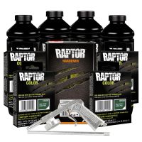 U-POL Pine Green 4L Raptor Truck Bed Liner Kit with Gun