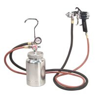 2 Quart Pressure Pot with Gun and Hose Black Handle (1.2mm Nozzle)