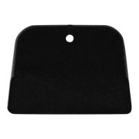 GL Enterprises 1204-S-BLK Soft 3 in. x 4 in. Flexible Plastic Spreader (100/Box)