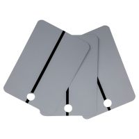 CTW 9315-01-25 Black Stripe on Light Gray Metal Spray Paint Test Panel (25/Box)
