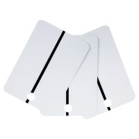 CTW 9315-25 Black Stripe on White Metal Spray Paint Test Panel (25/Box)
