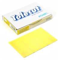 KOVAX Tolecut 191-1517 Stickon 70 x 114 mm 800 Grit Yellow Dry Sanding Sheet (25/Box)