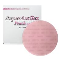 Super Assilex 193-1507 6 in. K1500 Grit Peach Sanding Disc (25 ct)