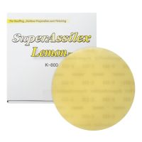 Super Assilex 193-1510 6 in. K800 Grit Lemon Sanding Disc (25 ct)