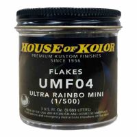 House of Kolor UMF04-B01 1/500th Ultra Rainbo Mini Flake (3 oz.) 