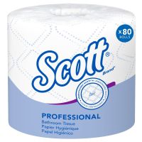 Scott 04460 Standard Essential 2-Ply Toilet Paper Roll (80 ct)
