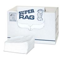 MDI Pro-Series Super Rag 93102 Pristine White 1/4 Fold Wipers (250/Box)