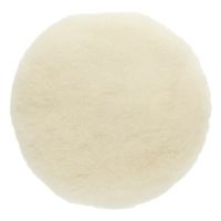 Mirka MPADLW-7.5 White 7 1/2 in. Hook and Loop Lambs Wool Polishing Pad (2/Pack)
