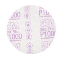 3M 00953 Hook and Loop White 5 in. 1000 Grit Abrasive Disc (100/Box)