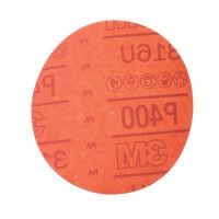 3M 01294 Hook and Loop Red 5 in. 400 Grit Abrasive Disc (50 Discs)