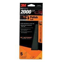 3M 03003 Wetordry Gray 3-2/3 in. x 9 in. 2000 Grit Sanding Sheets (5 Sheets)