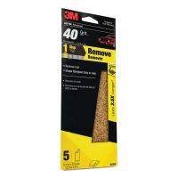 3M 03038 Brown Dry 3-2/3 in. x 9 in. 40 Grit Sanding Sheets (5 Sheets)