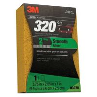 3M 03070 Performance 3-3/4 x 2-5/8 x 1 in. 320 Grit Fine Sanding Sponge (Each)