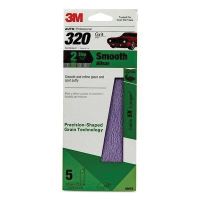 3M 03078 Performance Purple Dry 3-2/3 x 9 in. 320 Grit Sanding Sheet (5 Sheets)