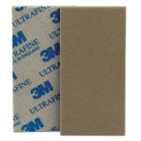 3M 03089 Performance 2-3/4 x 5-1/2 in. 800/1000 Grit Ultra Fine Soft Sanding Sponge (2 ct)