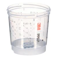 3M 26361 PPS Series 2.0 Vented Spray Cups 8.5 fl oz 250 ml (50 ct)