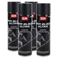 SEM 49133 Trim Matte Black Ultra 14.5 oz (4 Pack)