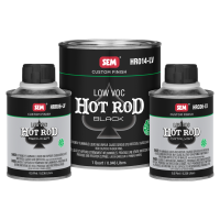 SEM HR010-LV Low VOC Hot Rod Matte Topcoat Black Kit (1.5 Quart)
