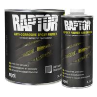 U-POL 4834 Raptor Gray Anti-Corrosive Epoxy Primer Kit w/ Hardener (3 Liter)
