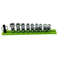 VIM Tools DDSUJET400 9 Piece Dual Drive Stubby Uj E-Torx Socket Set