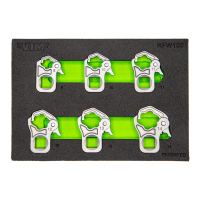 VIM Tools RFW100 6 Piece 3/8" Drive Ratcheting Flare Nut  Set