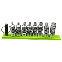 VIM Tools UJXZN100 6 Piece 1/4" Drive Universal Joint XZN Triple Square Driver Set