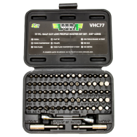 VIM Tools VHC77 77 Piece Half Cut Stubby Bit Set