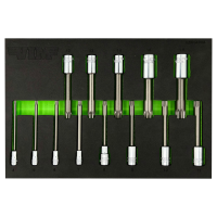 VIM Tools XZNS400A 13 Piece 4" OAL XZN S2 Steel Triple Square Driver Set