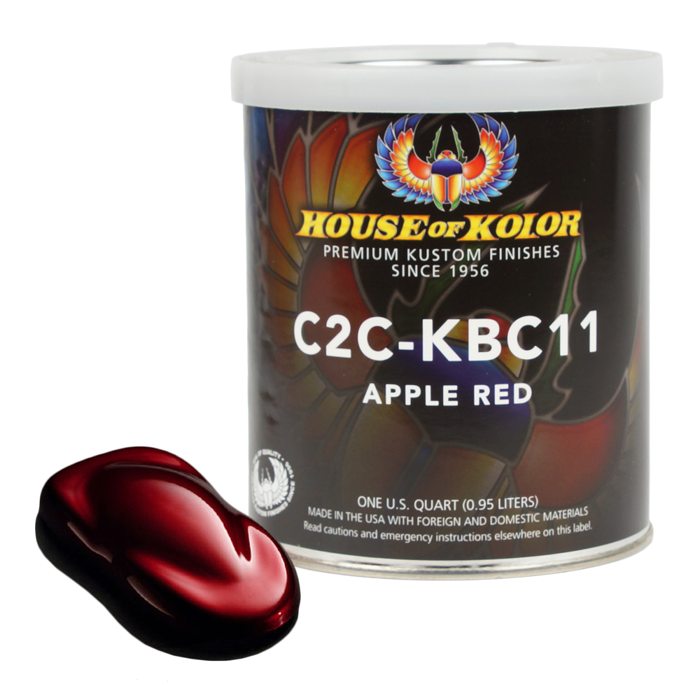 House of Kolor C2C-KBC11 Shimrin C2C Apple Red Kandy Basecoat (Quart) House of Kolor C2C-KBC11 Shimrin C2C Apple Red Kandy Basecoat (Quart)