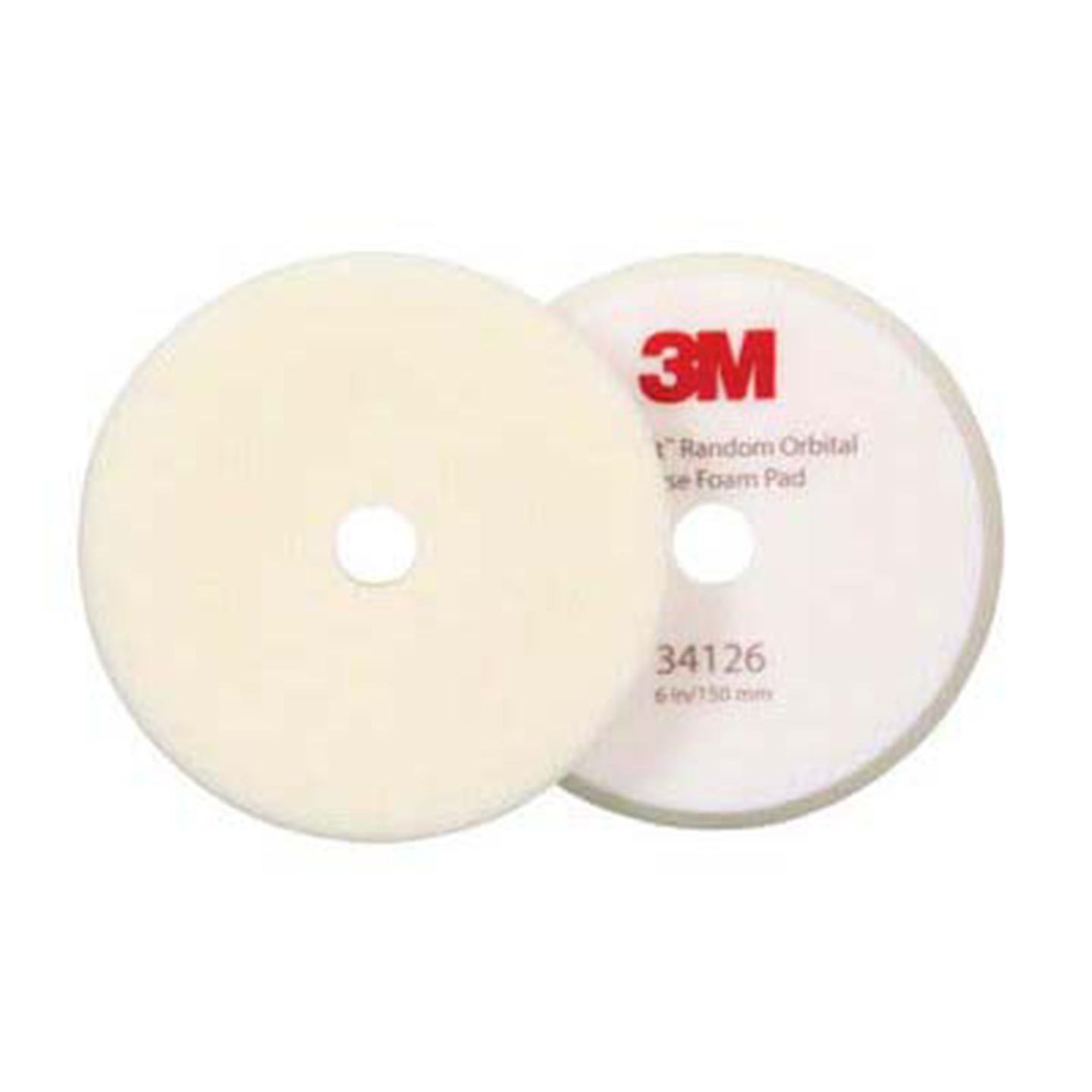 3M Perfect-It 34126 Coarse Hook & Loop Foam 6 in. Random Orbital Compounding Pad