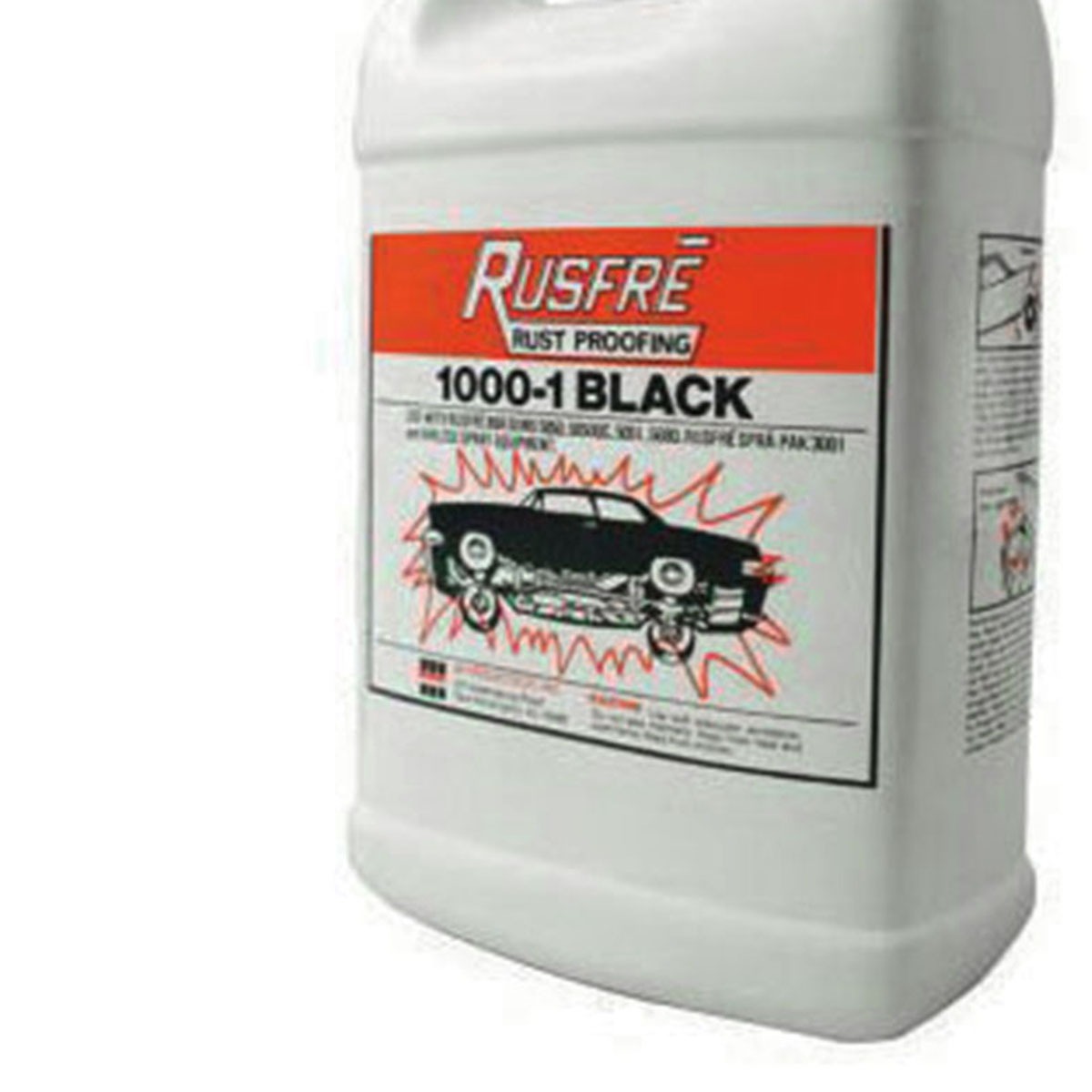 Rusfre 1000-1B All-Purpose Innerpanel Black Rustproofing (Gallon)