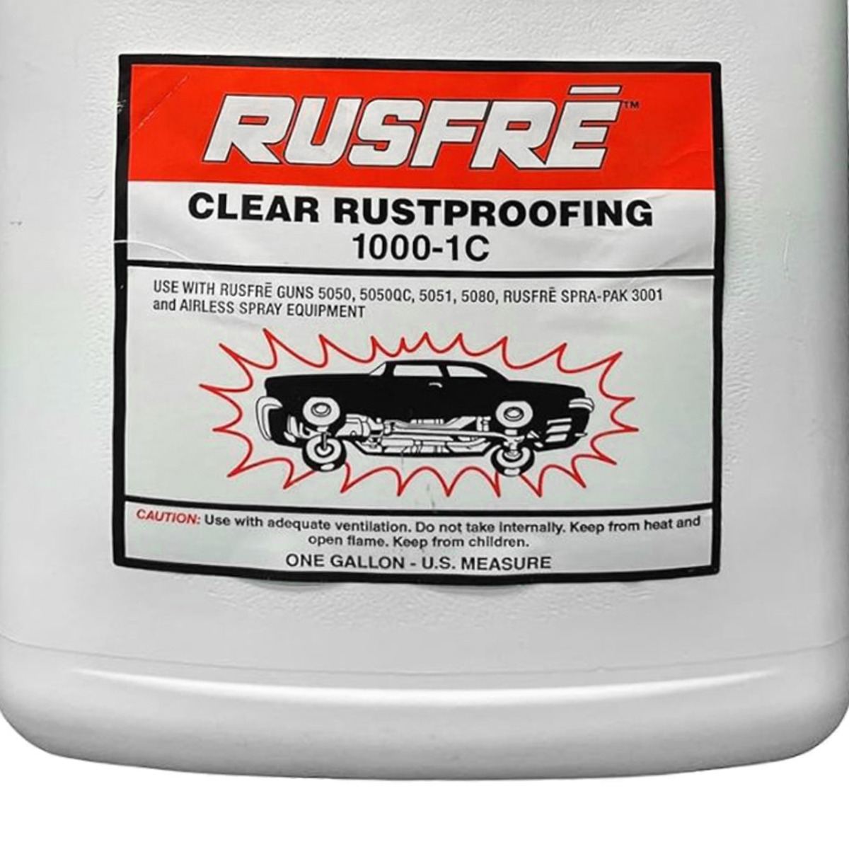 Rusfre 1000-1C All-Purpose Innerpanel Clear Rustproofing (Gallon)