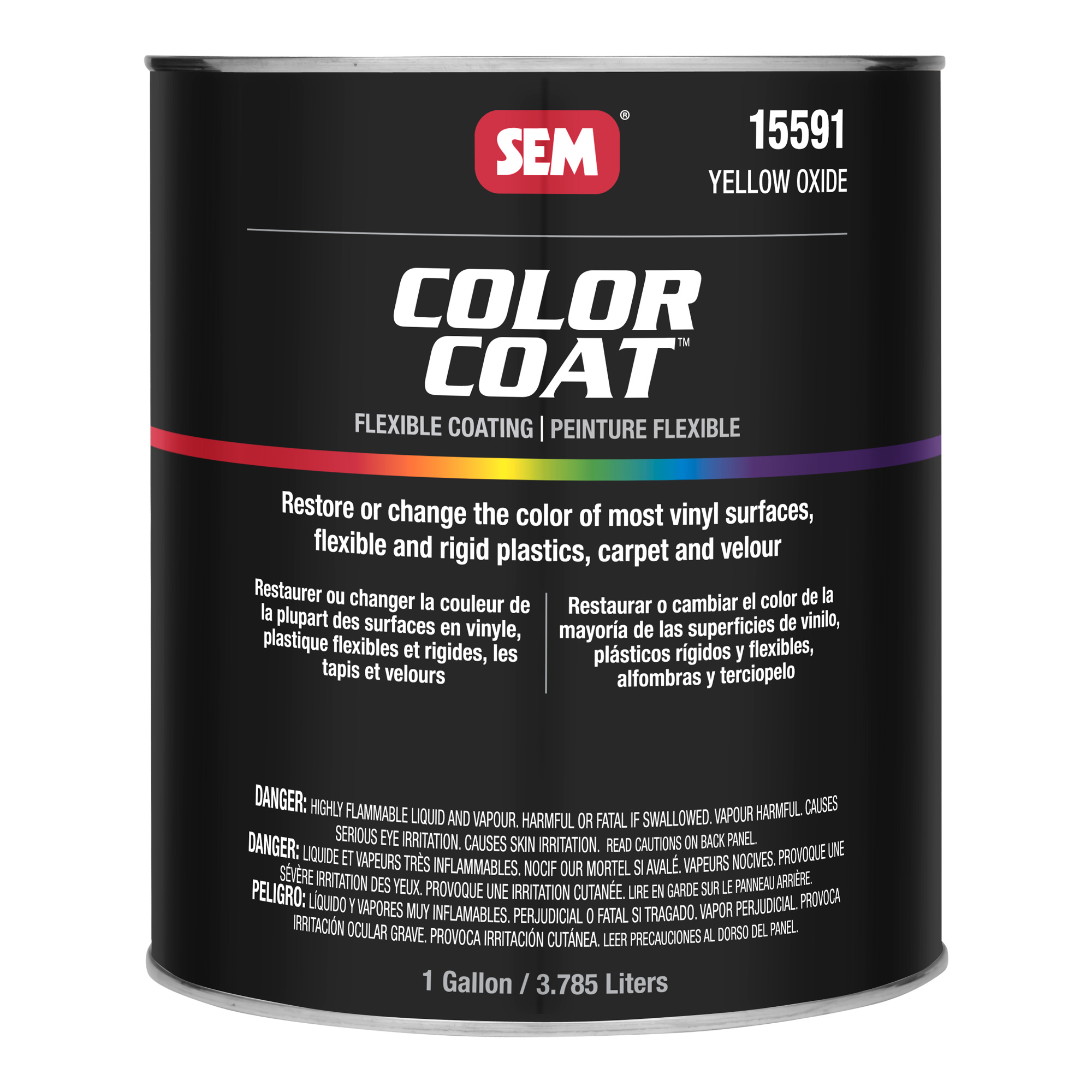 Details About Sem 15591 Color Coat Yellow Oxide Flexible Interior Paint Gallon